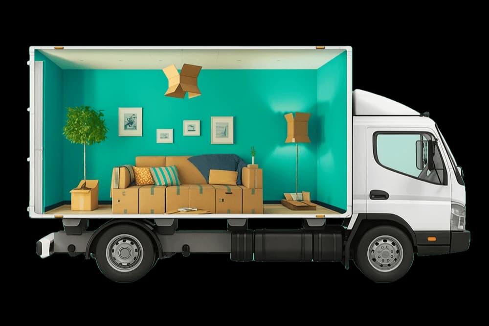 Giant Van delivery illustration