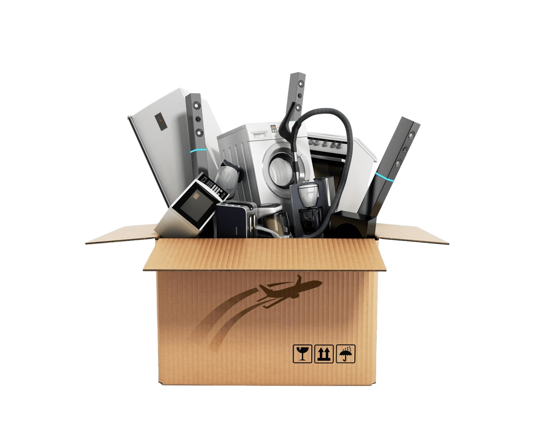 Items being packed for care home move