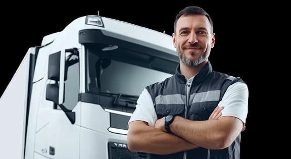 Local Giant Van crew member ready for a move