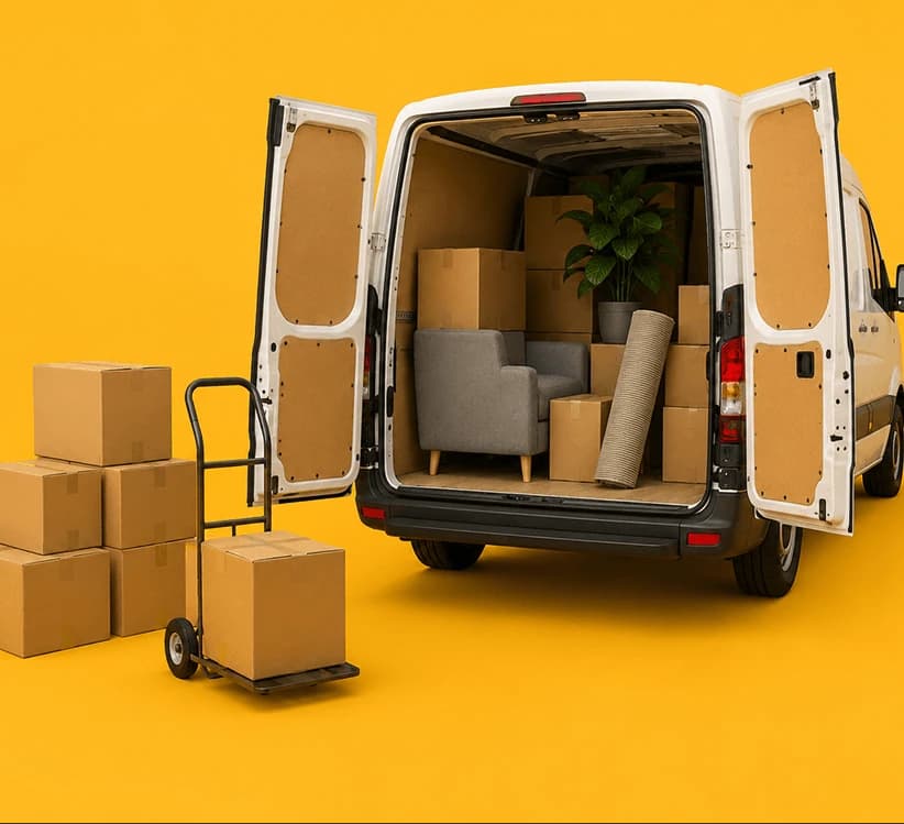Giant Van combining disposal with a man-and-van move in a single visit.