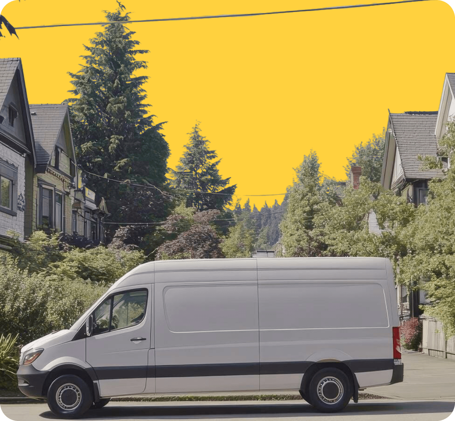 Clean, well-maintained Giant Van exterior at a customer pickup