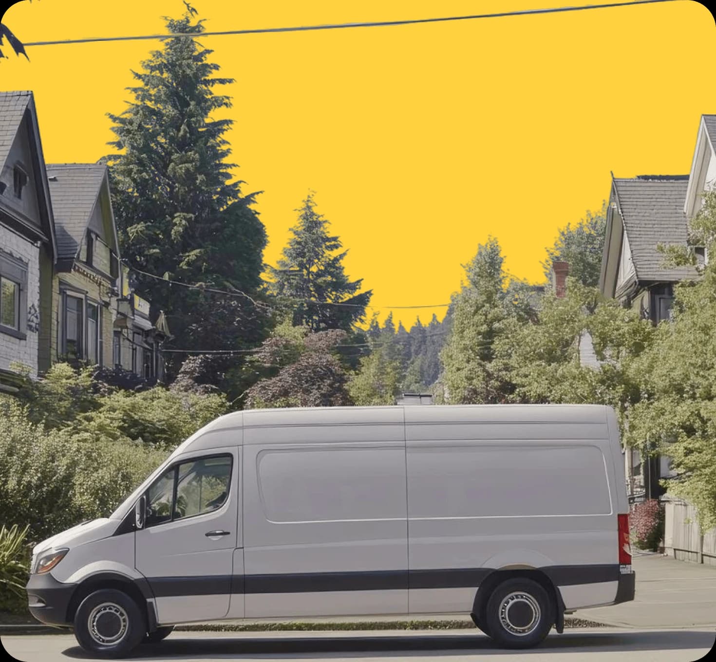Clean, well-maintained Giant Van exterior at a customer pickup