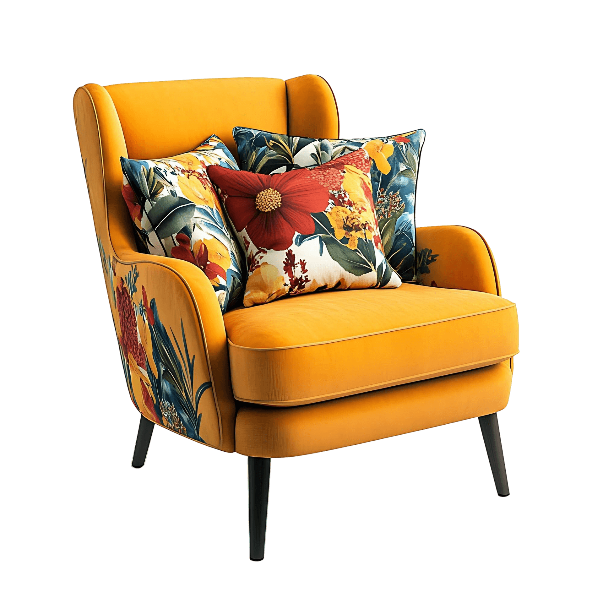 Yellow armchair