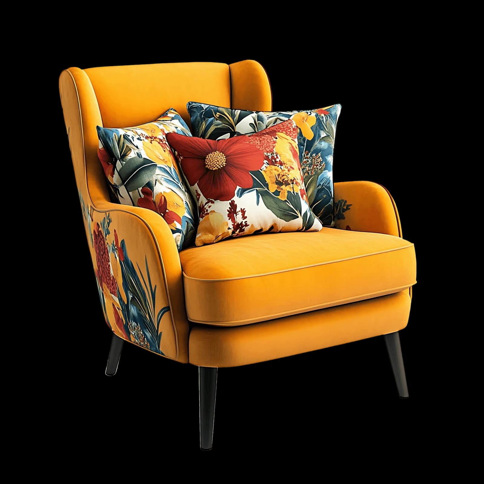 Yellow armchair