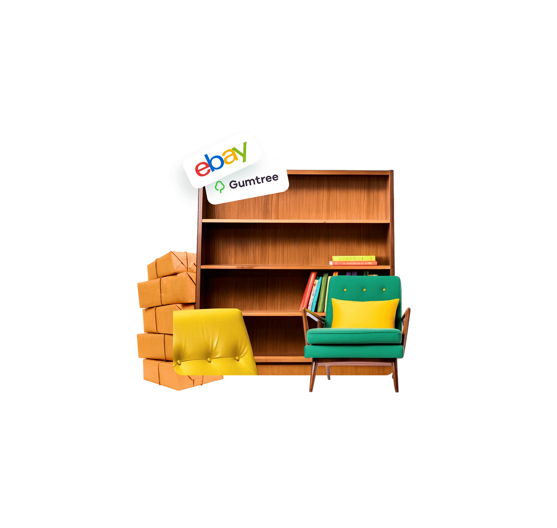 Coffee, console and side tables collected via Giant Van marketplace furniture courier service.