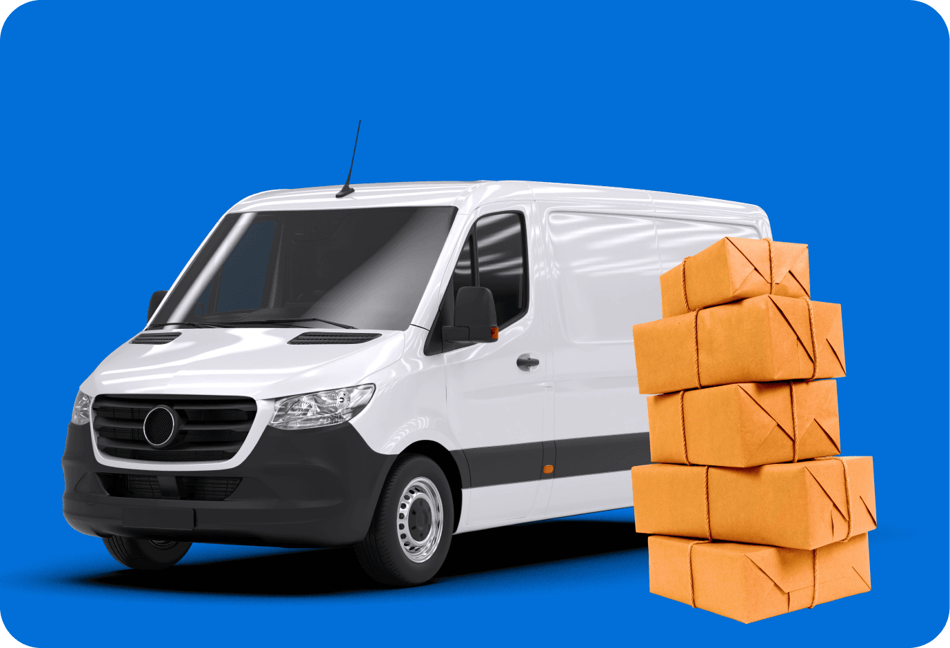 Giant Van driver with instant online quote