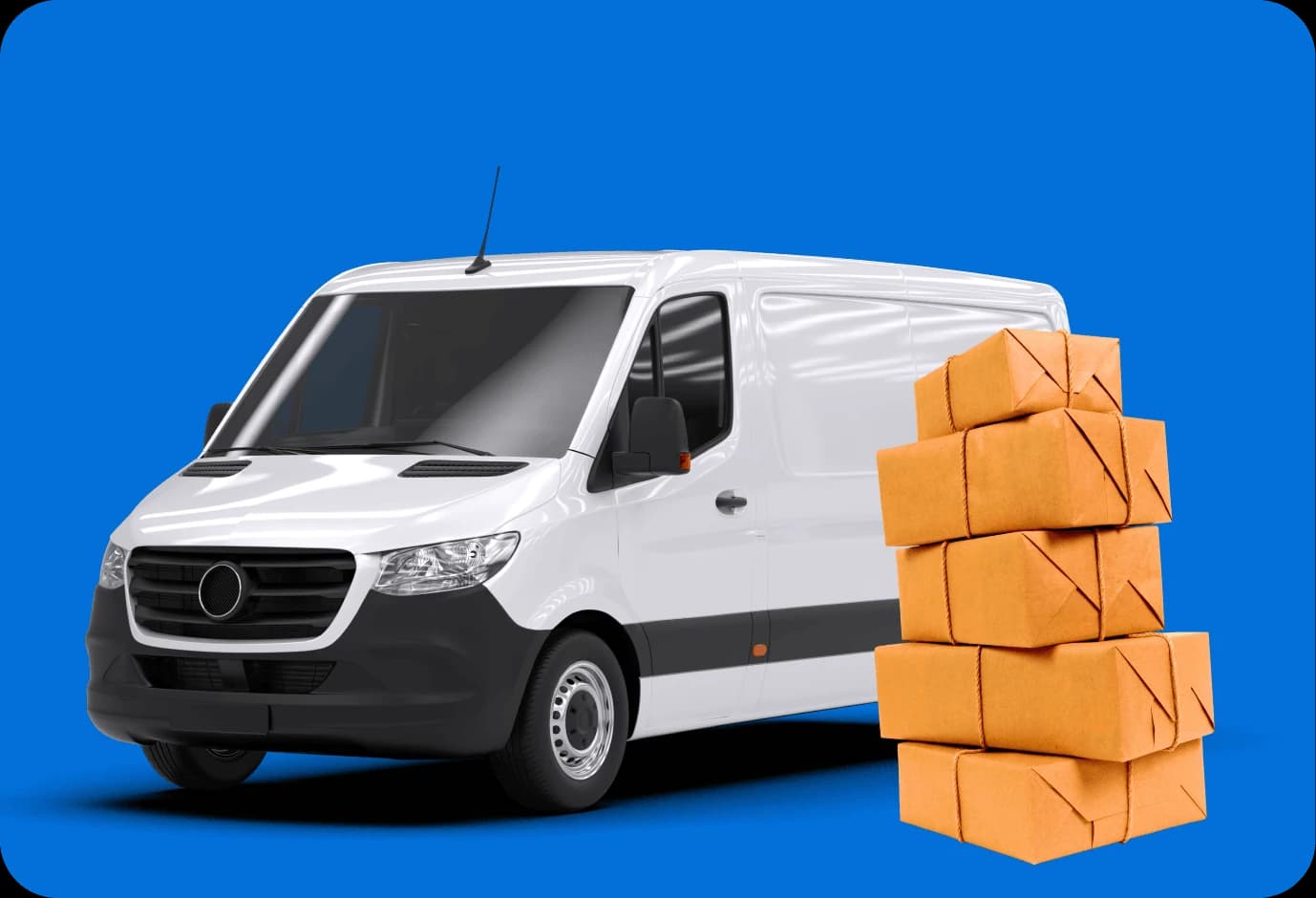 Giant Van driver with instant online quote