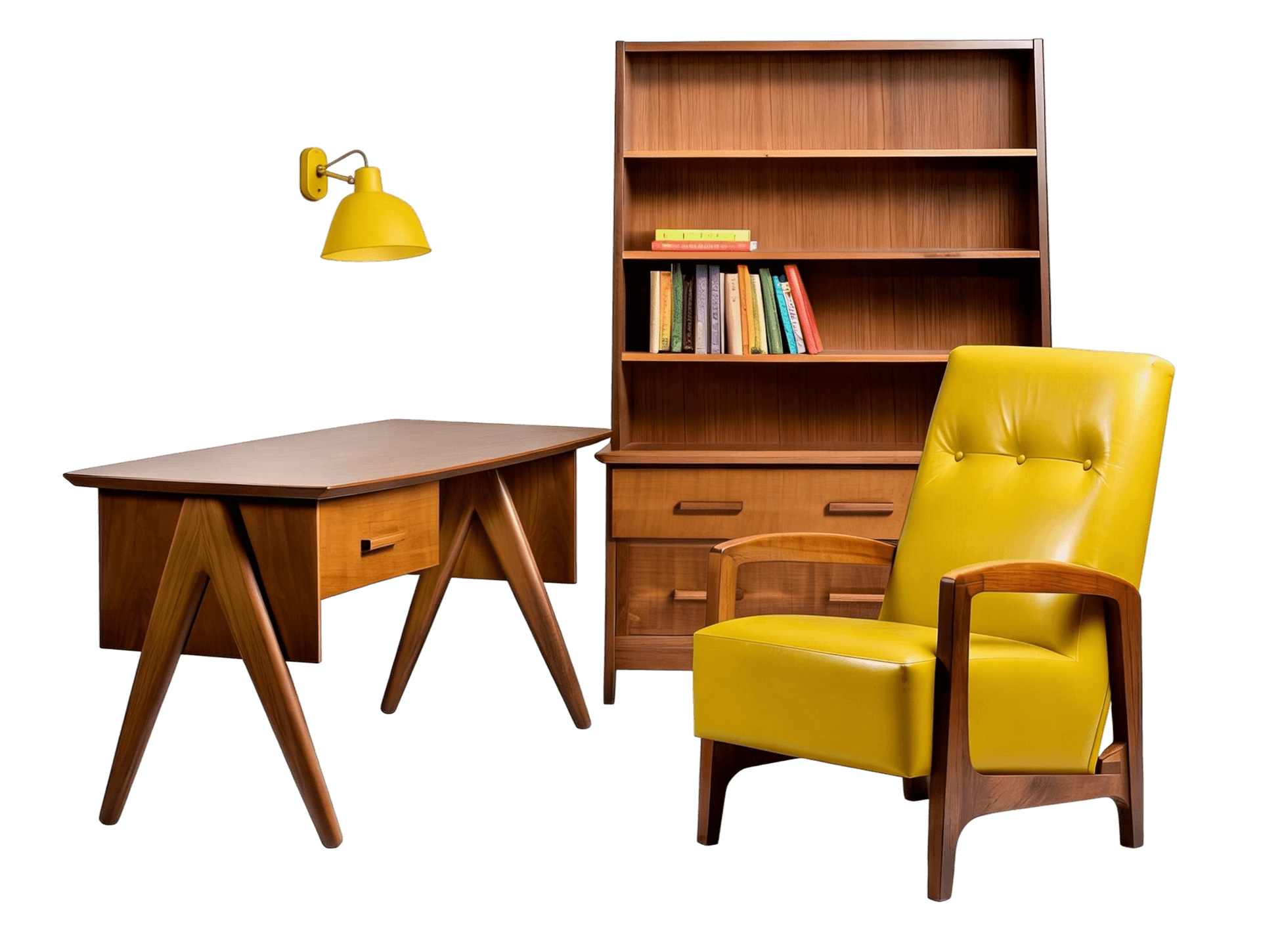 Flat move furniture collage