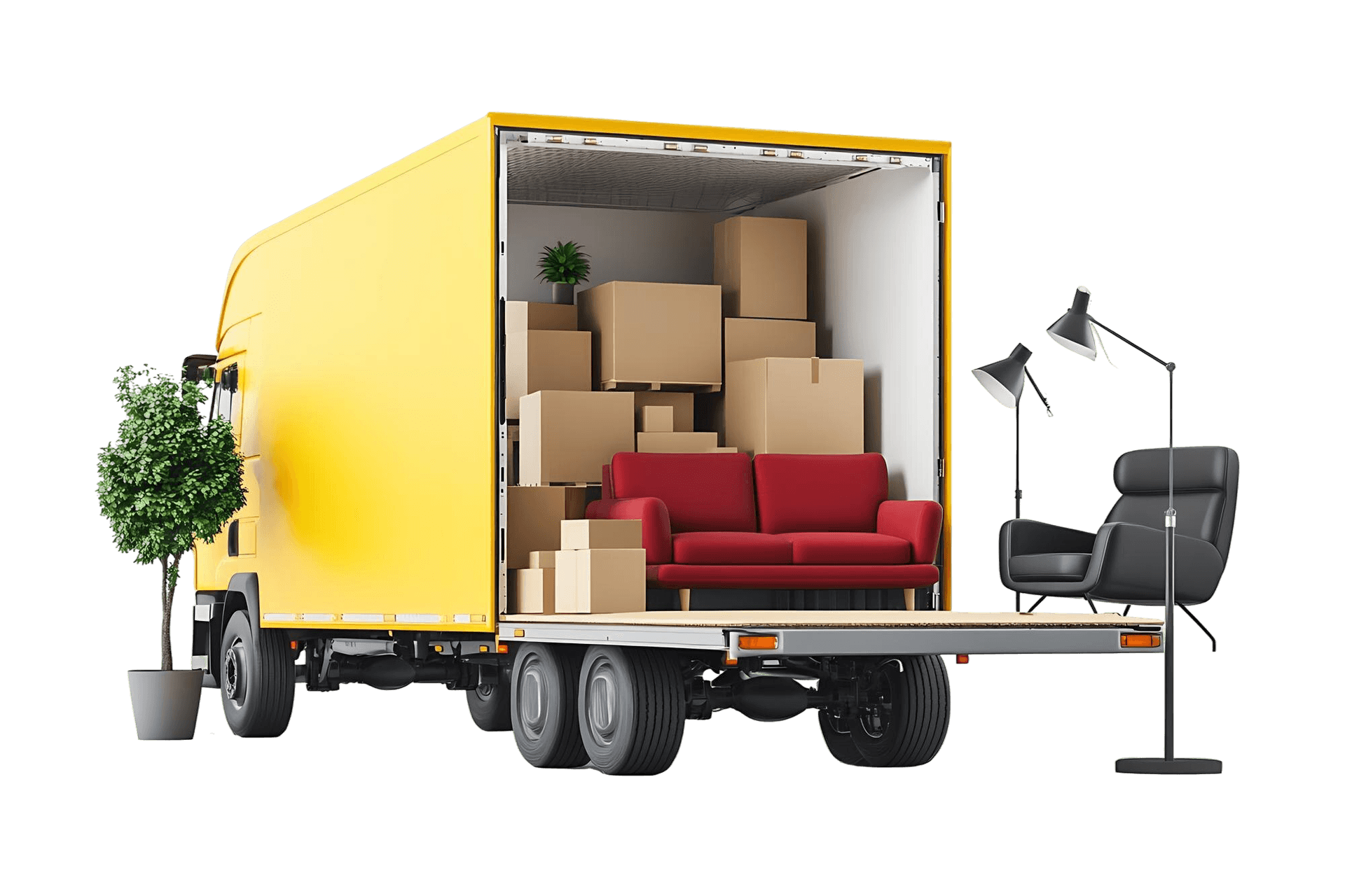 Marketplace collection delivery van