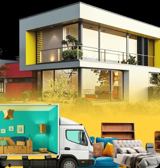 Giant Van delivery van parked at a new build house — service ready for booking.