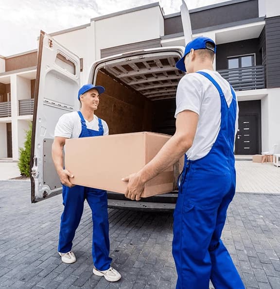 Driver coordinating new build estate access and logistics.