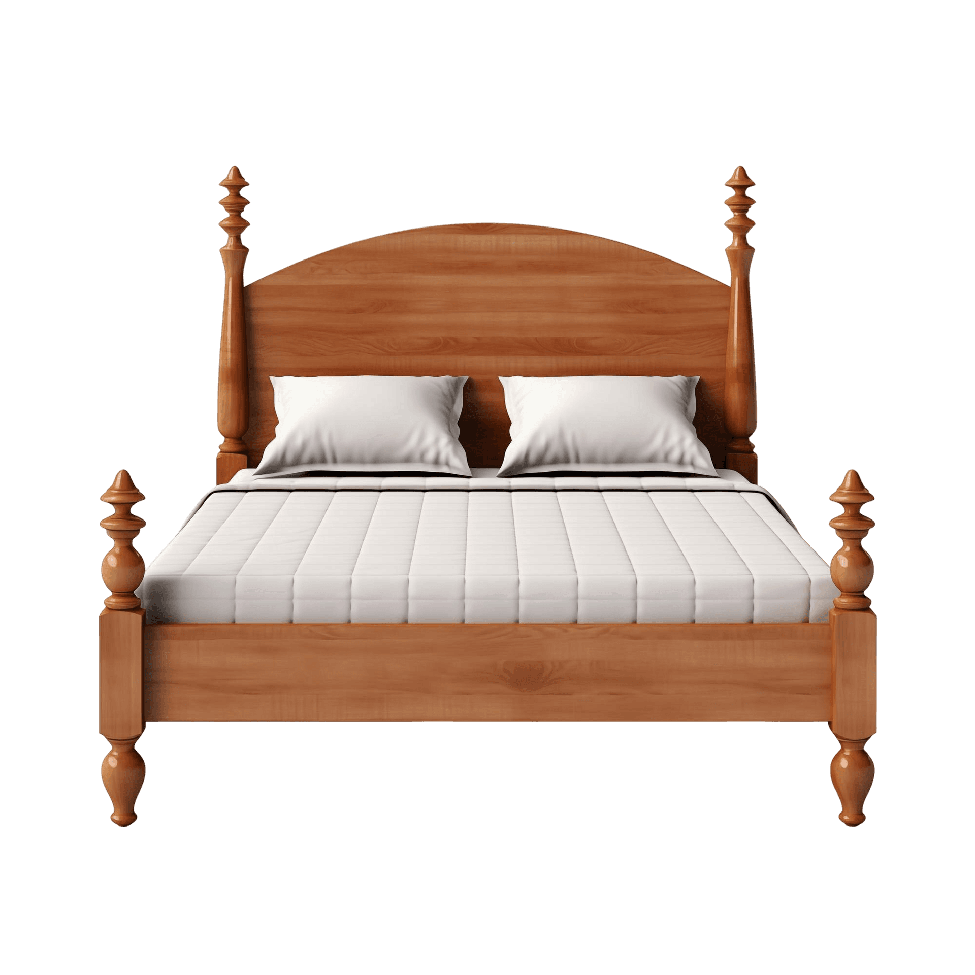 Wooden bed frame delivered by Giant Van.