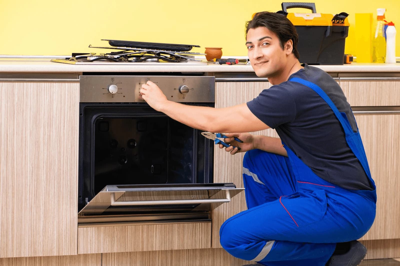 An old cooker collected for responsible disposal