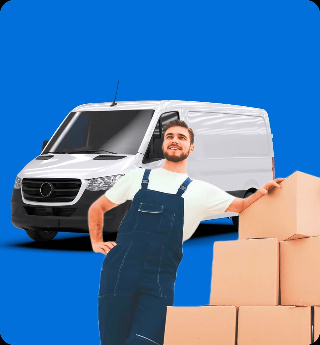 Giant Van driver sharing their referral code on the driver app