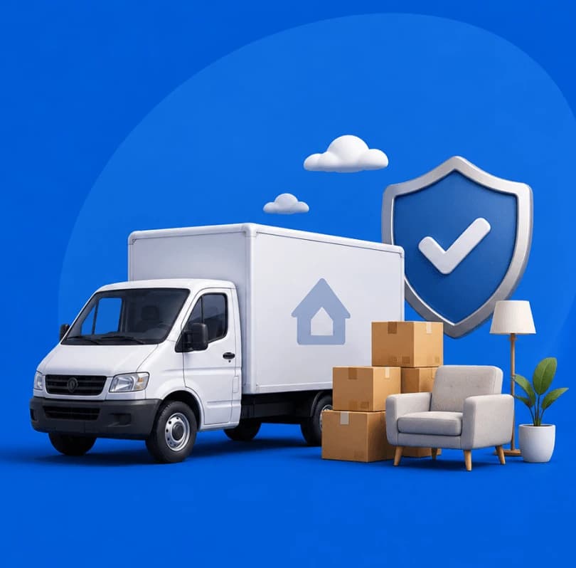 Giant Van trusted move — vetted crew loading boxes into a clean, GPS-tracked van