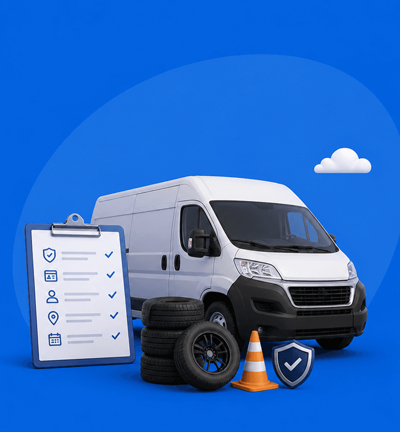 Giant Van modern fleet — well-maintained vans ready for safe deliveries