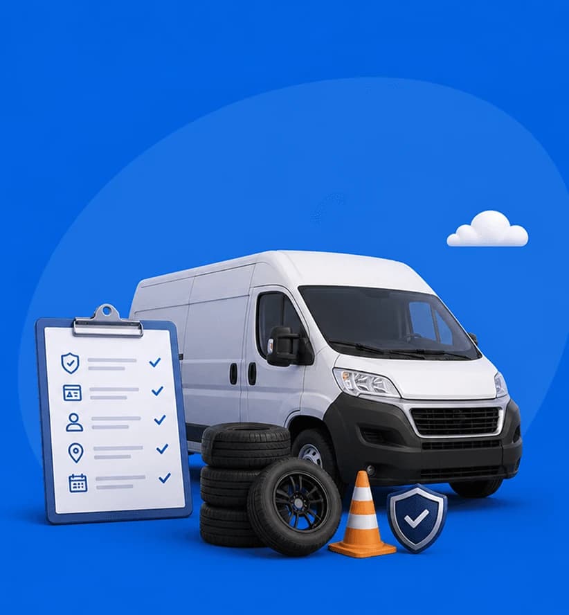 Giant Van modern fleet — well-maintained vans ready for safe deliveries