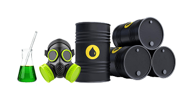 Hazardous materials — paint, chemicals and asbestos routed to licensed disposal