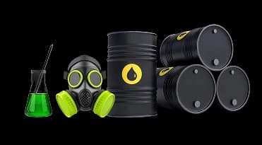 Hazardous materials — paint, chemicals and asbestos routed to licensed disposal