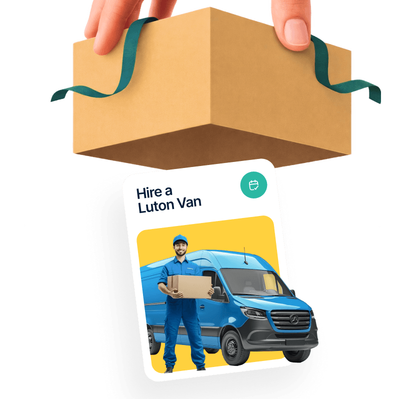 Giant Van Luton van and crew ready to book — hire a Luton van with driver across the UK
