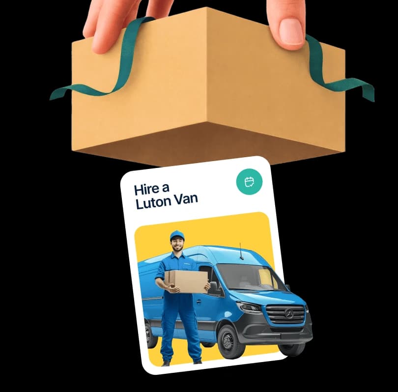 Giant Van Luton van and crew ready to book — hire a Luton van with driver across the UK