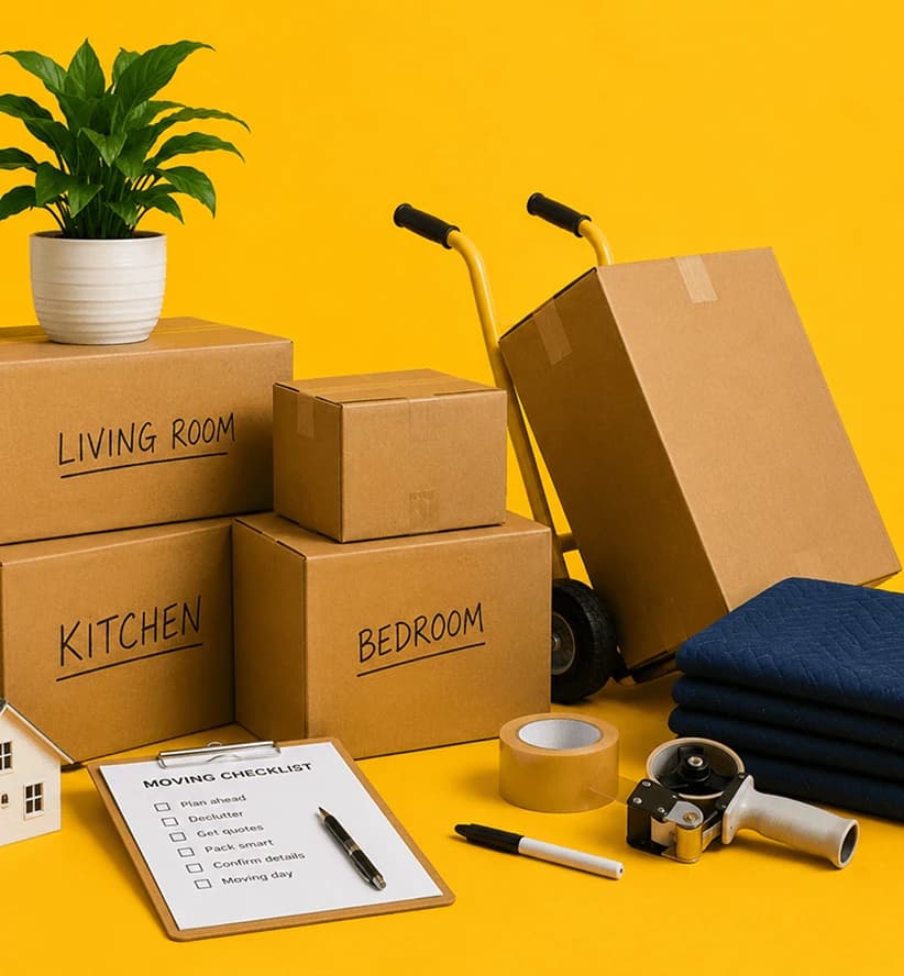 Comparing moving home quotes from fully insured UK removal companies