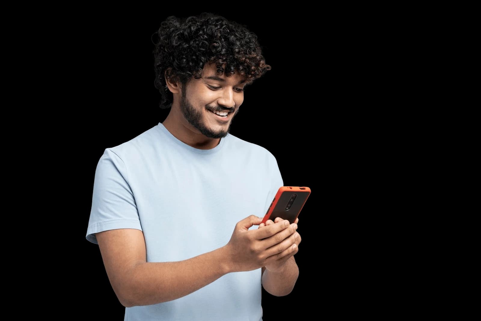 Man holding phone